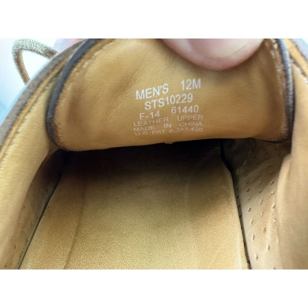 Sperry Top Sider Gold Cup Mens Sz 12M Bellingham Cap Toe Brown Shoes STS10229 - Picture 10 of 12
